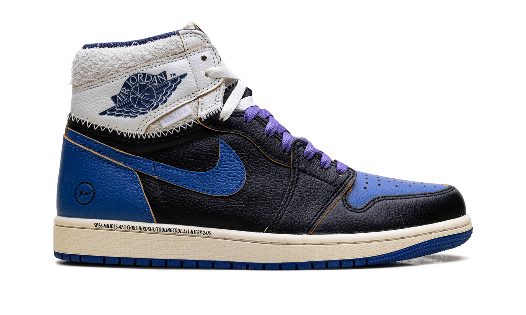 Air Jordan 1 Fragment Design - Union LA - Royal IO7847 001