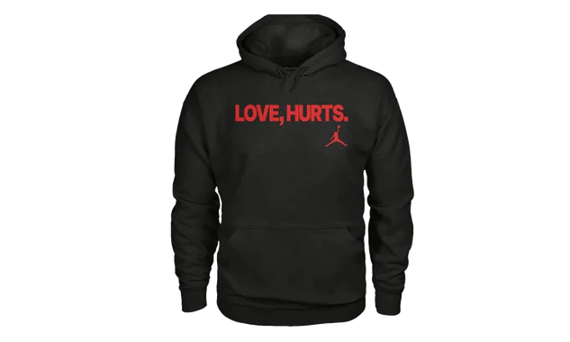 Jordan Fleece Love Hurts Jalen Hurts Hoodie Bred IQ3843 010