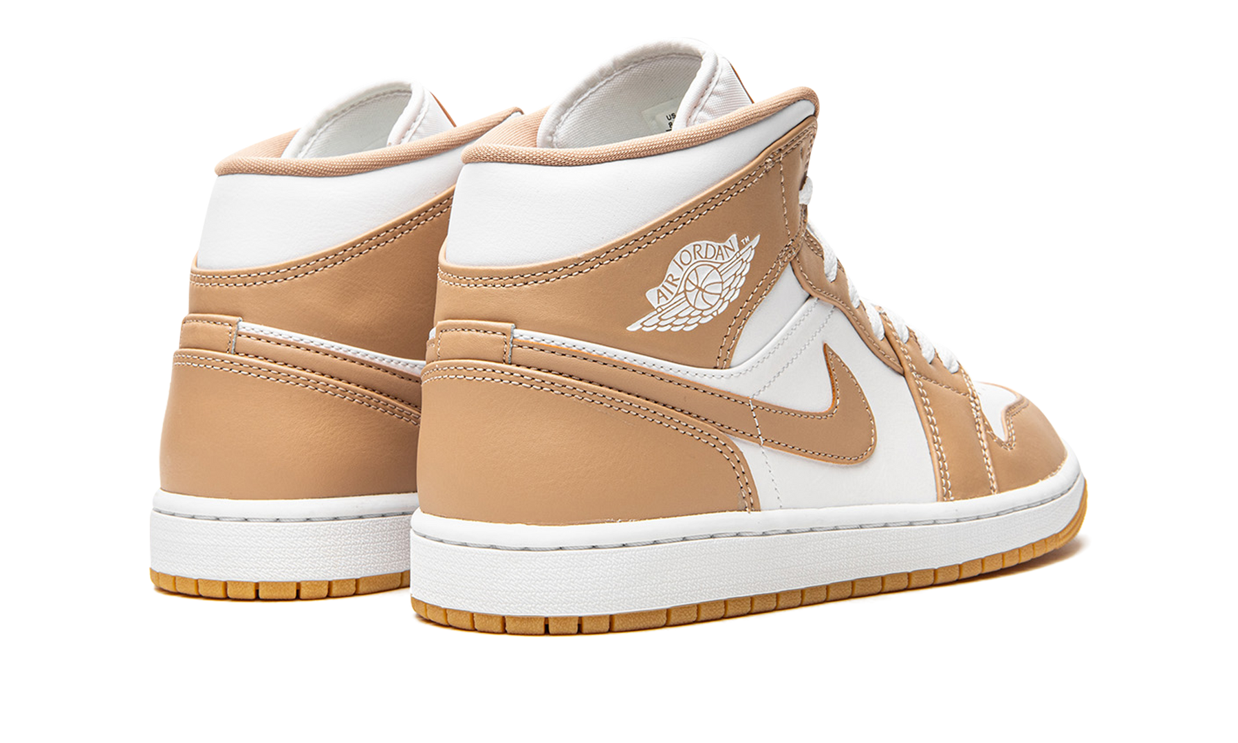 Air Jordan 1 Mid Tan / Gum 554724 271