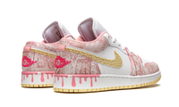 Air Jordan 1 Low SE GS Paint Drip CW7104 601