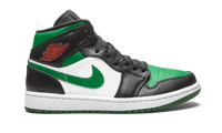 Air Jordan 1 Mid Green Toe 554724 067