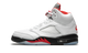 Air Jordan 5 Retro Fire Red Silver Tongue 2020 DA1911 102