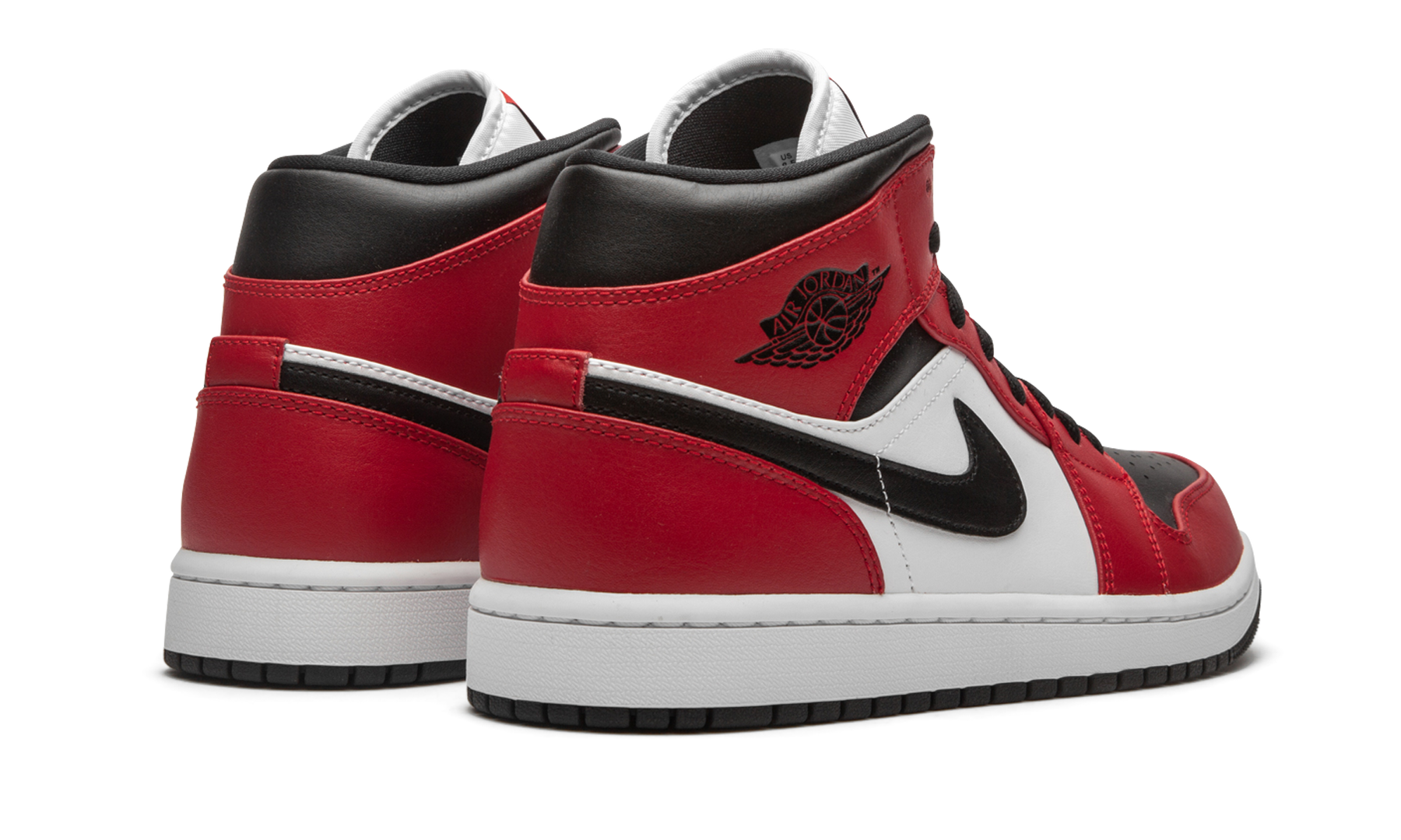 Air Jordan 1 Mid Chicago Black Toe 554724 069