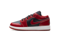 Air Jordan 1 Low SE GS Patent Bred HV4396 006
