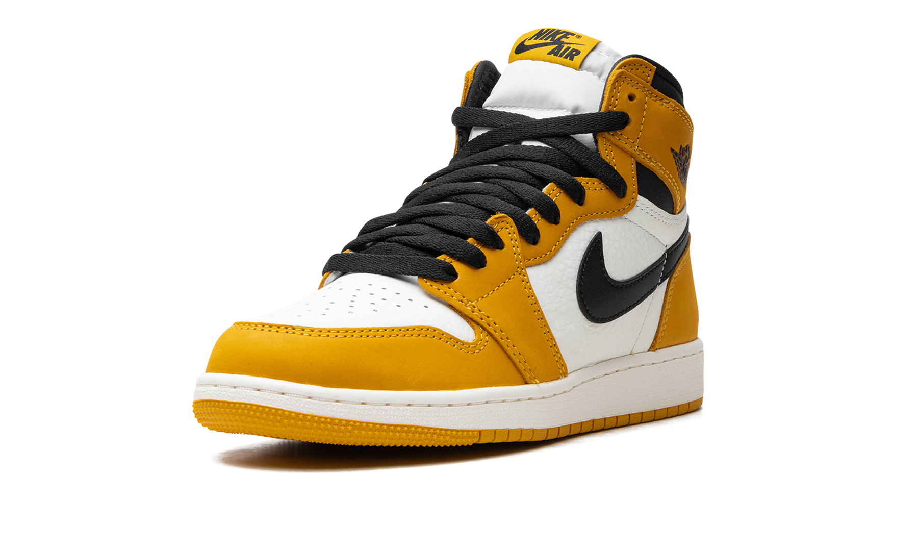 Air Jordan 1 Retro High OG GS Yellow Ochre / Black FD1437 701