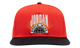 Jordan Essentials Pro Structured Flat Bill Hat Chile Red / Kelly Green / Sail IF3508 673