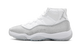 AIR JORDAN 11 RETRO WMNS METALLIC SILVER AR0715 100