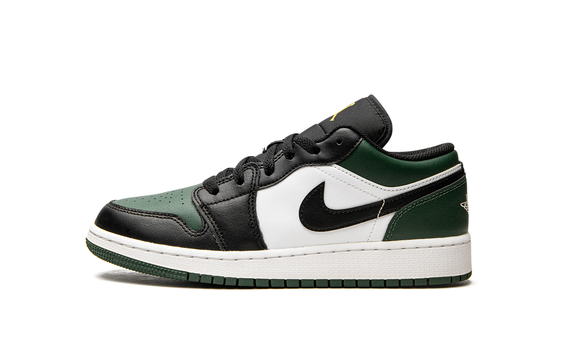 Air Jordan 1 Low GS Green Toe 553560 371
