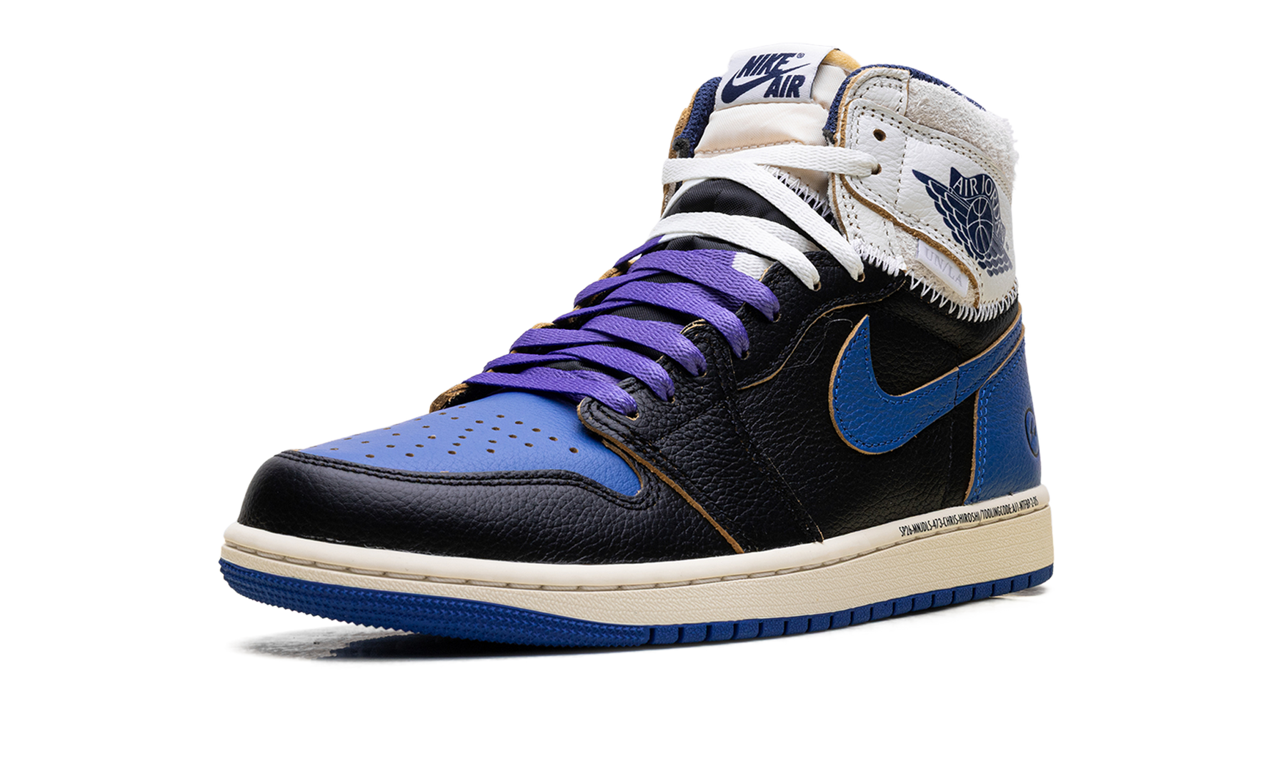 Air Jordan 1 Fragment Design - Union LA - Royal IO7847 001