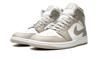 Air Jordan 1 Mid Linen / College Grey 554724 082