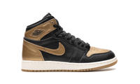 Air Jordan 1 GS Black Metallic Gold FD1437 071