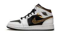 Air Jordan 1 Mid GS White / Gold / Black 554725 190