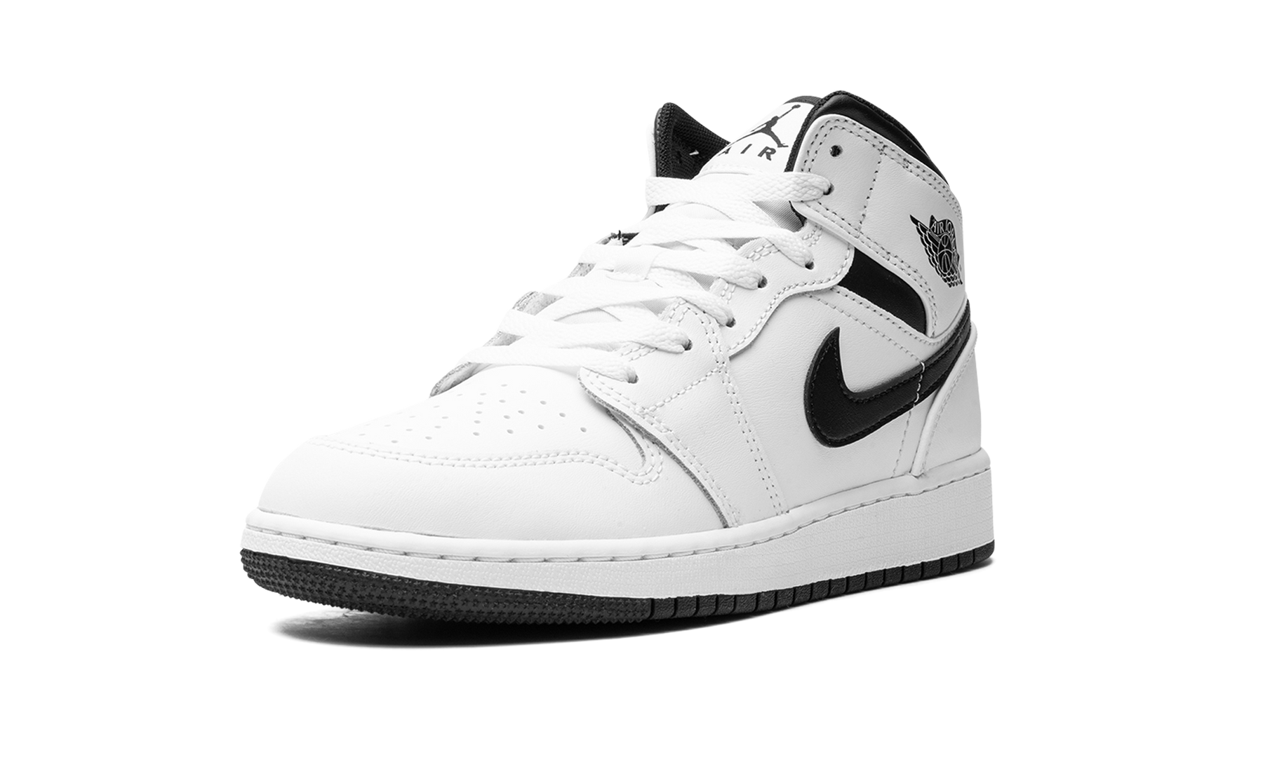 Air Jordan 1 Mid GS White/Black DQ8423 132