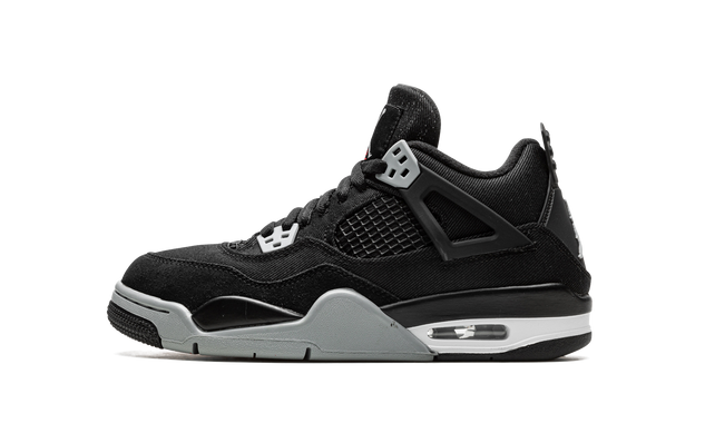 Air Jordan 4 GS Black Canvas DV0553 006
